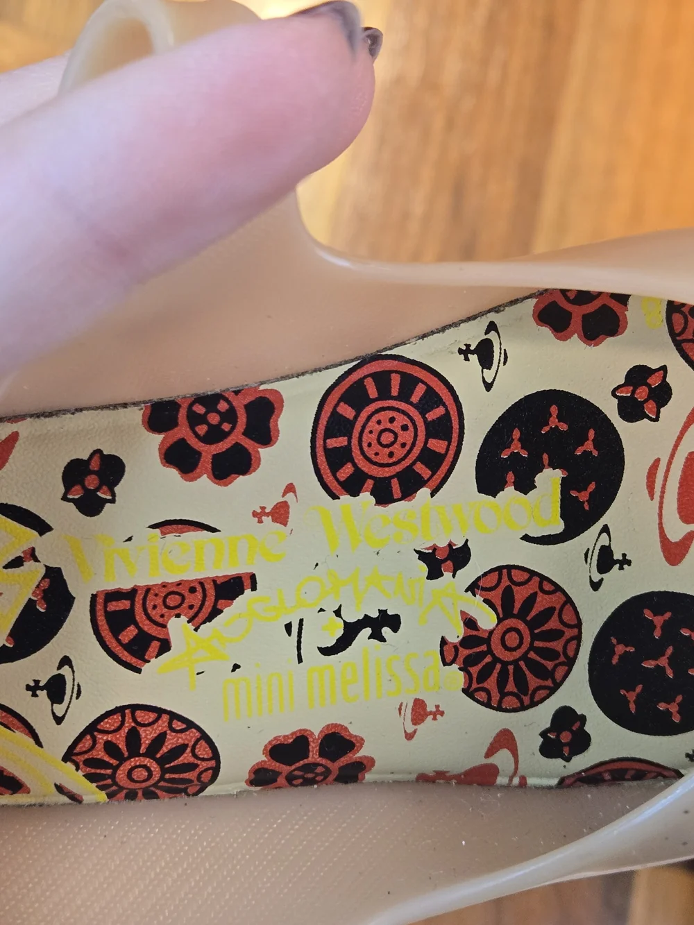 Mini Melissa x Vivienne Westwood Anglomania Orb Mary Janes
